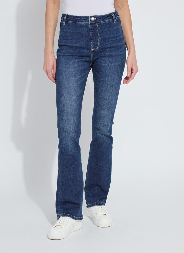 Estelle Everyday Flare Jeans in Dark Midwash