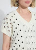 Claudie Eyelet Cable Vest in Ecru