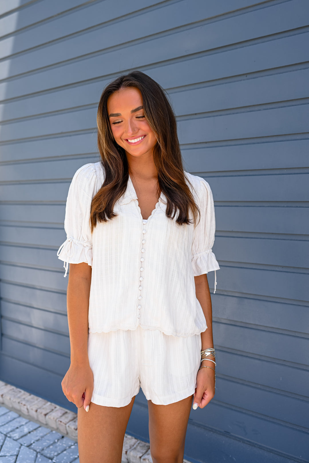 Leyah Salt Short Sleeve Top
