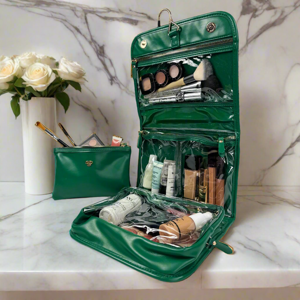 Classic Toiletry Case - Emerald Velvet