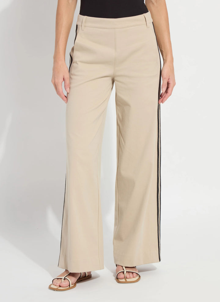 Brinne Side Stripe Trouser in Crisp Khaki