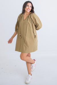 Olive Swing Dress