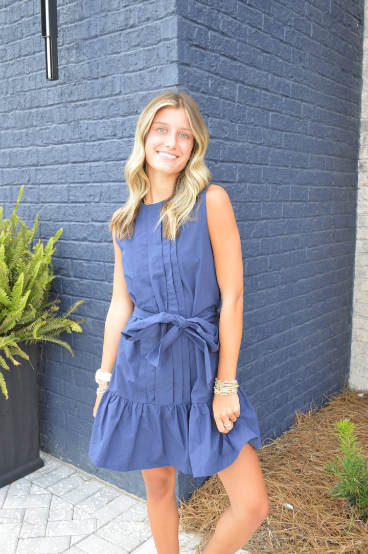 Navy Blue Quinn Mini Dress