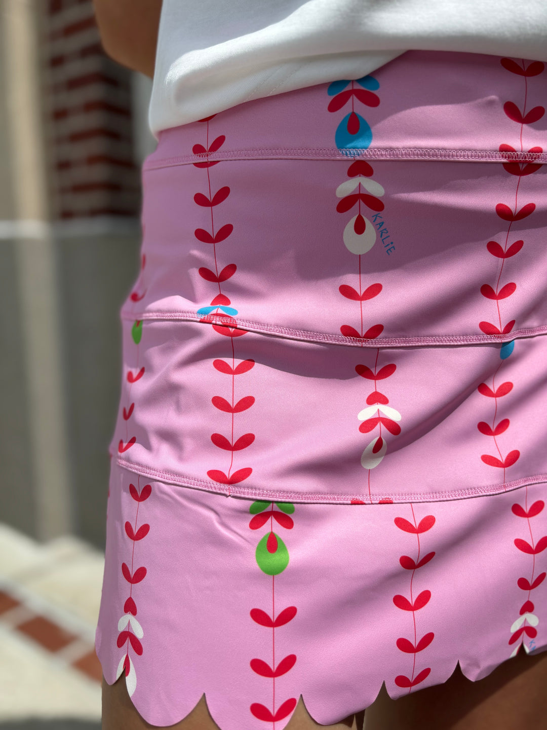 Floral Vine Scallop Skirt