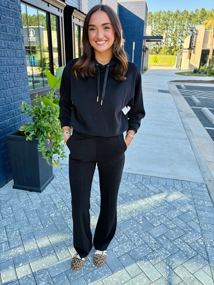 Black On The Go Pants Set