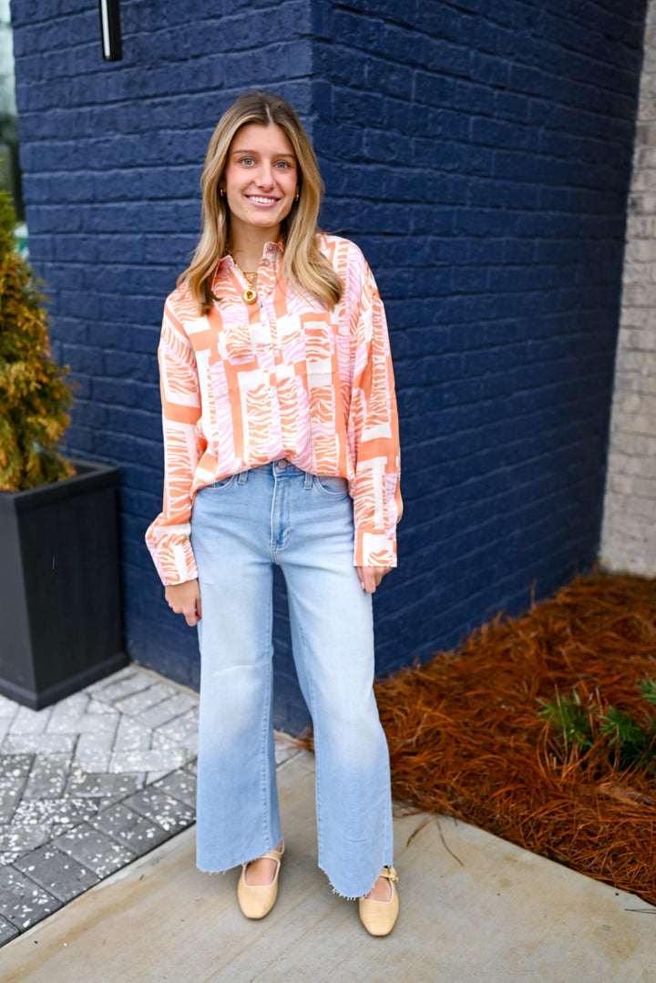 Divine Blocks Printed Blouse