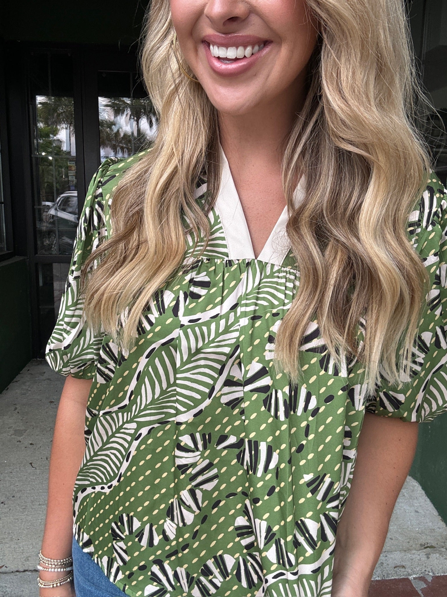 Jungle Print Top