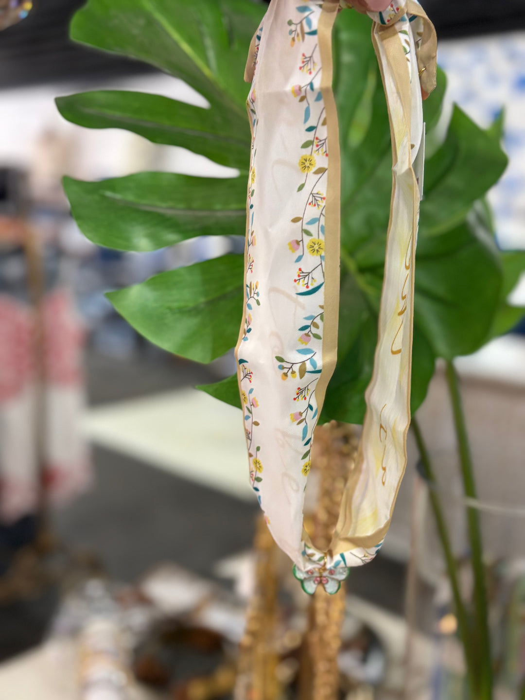 Butterfly Scarf Necklace