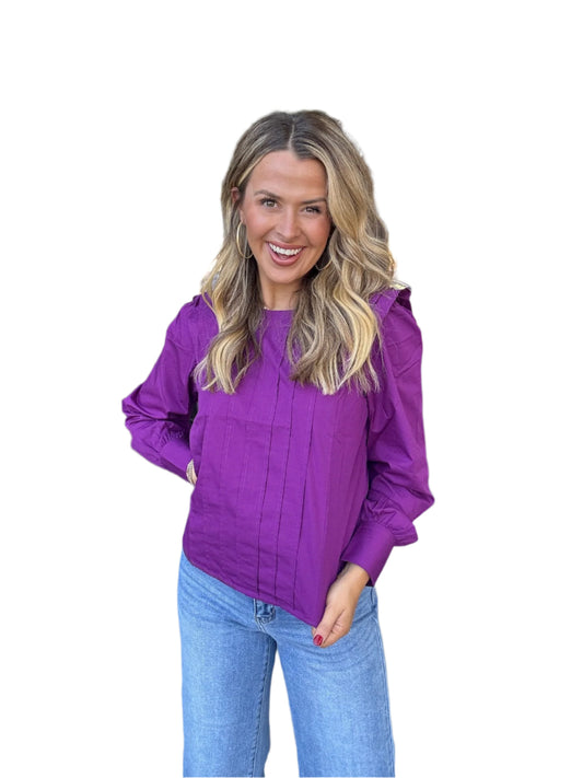 Purple Shyla Blouse