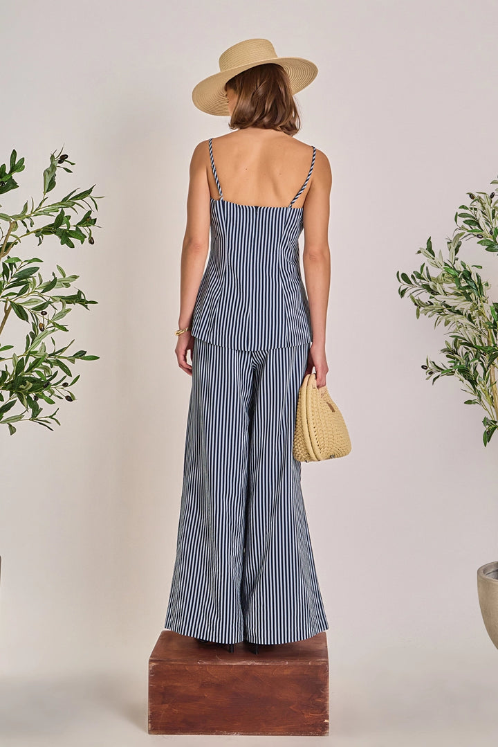 Midtown Striped Pant Set