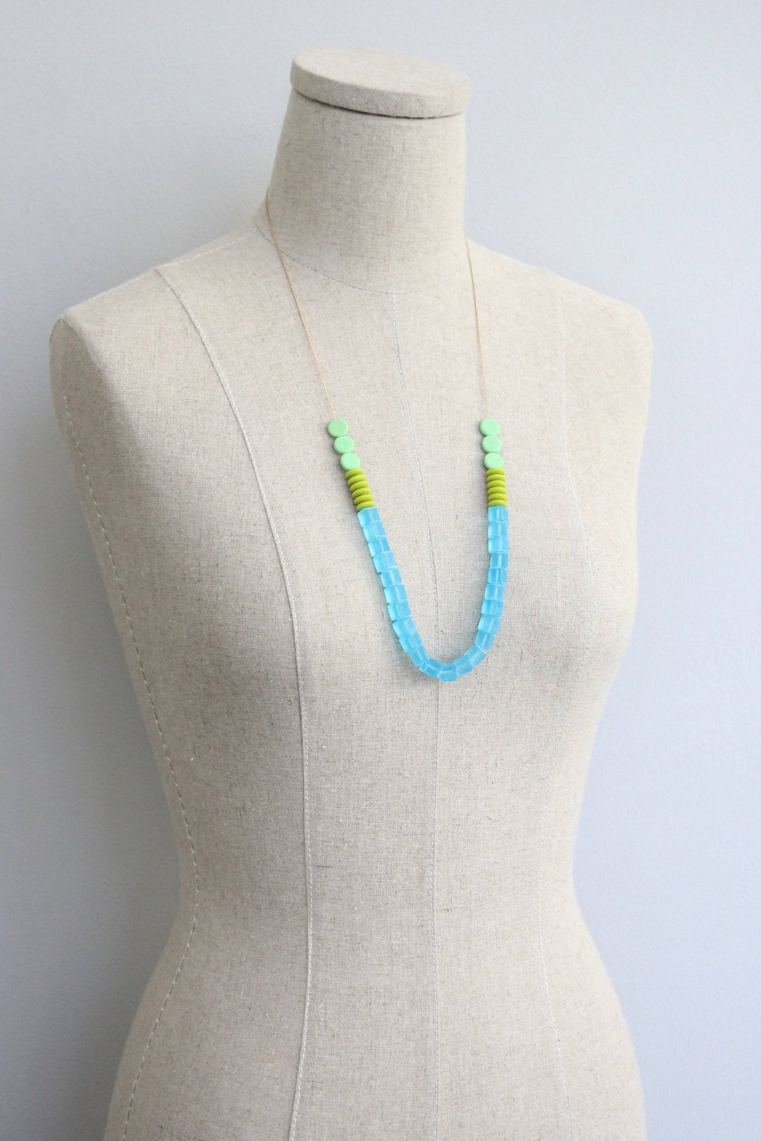 Glass Geometric Necklace