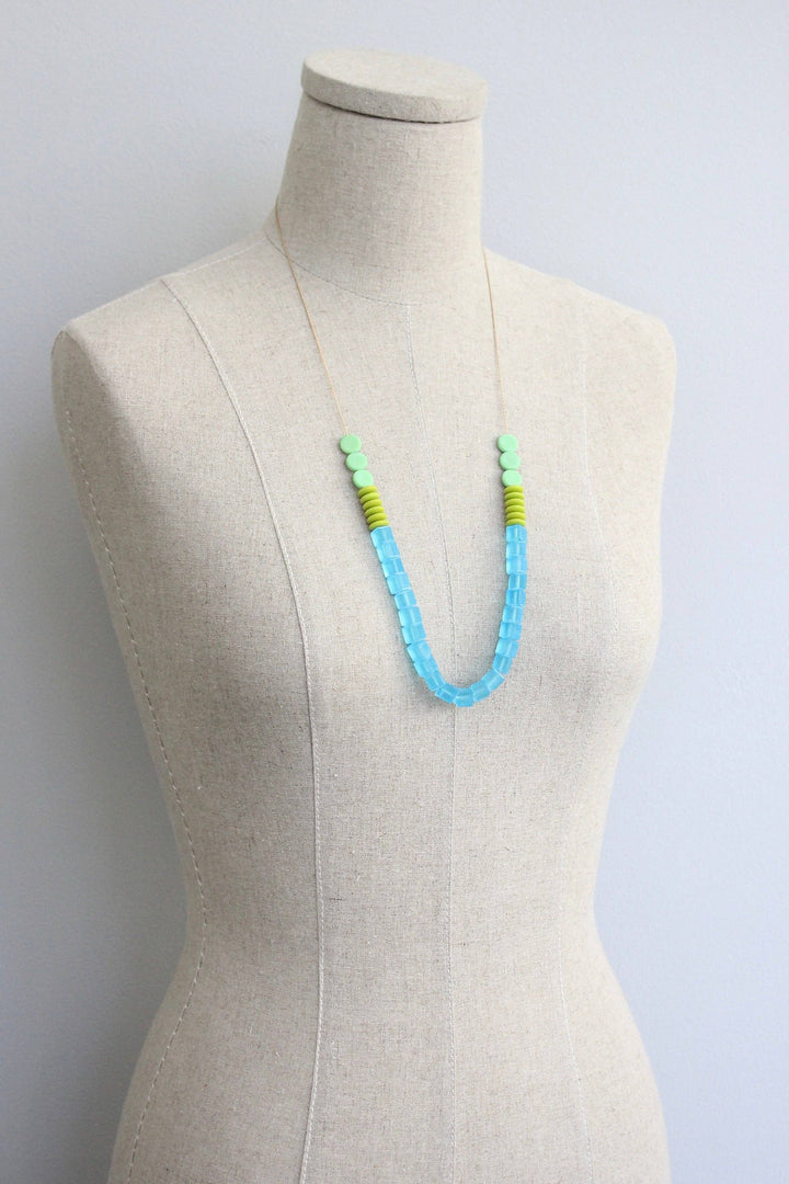 Glass Geometric Necklace