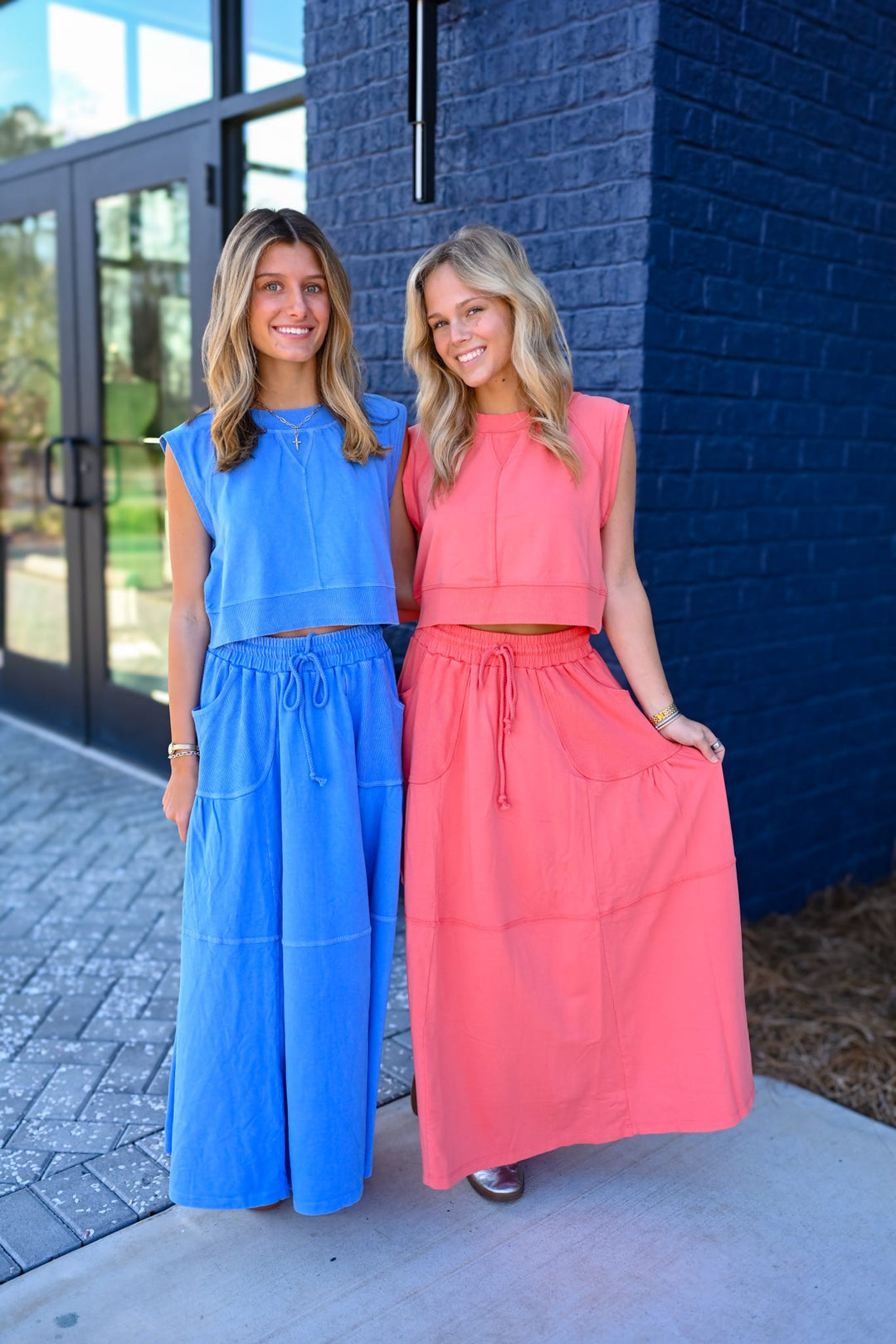 Terry Midi Skirt & Tank Set