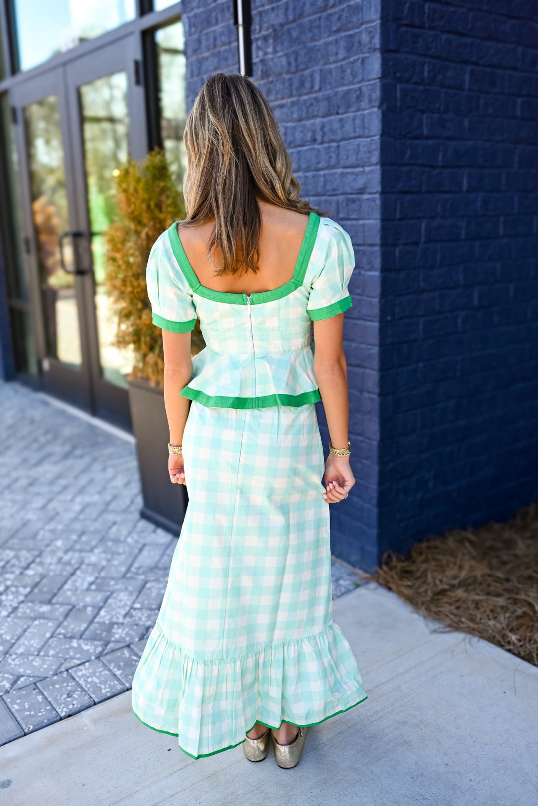 Buffalo Check Puff Sleeve Addie Top