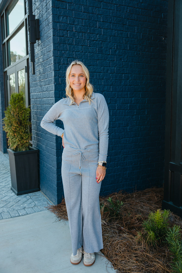 Lysse Grey Knit Pullover