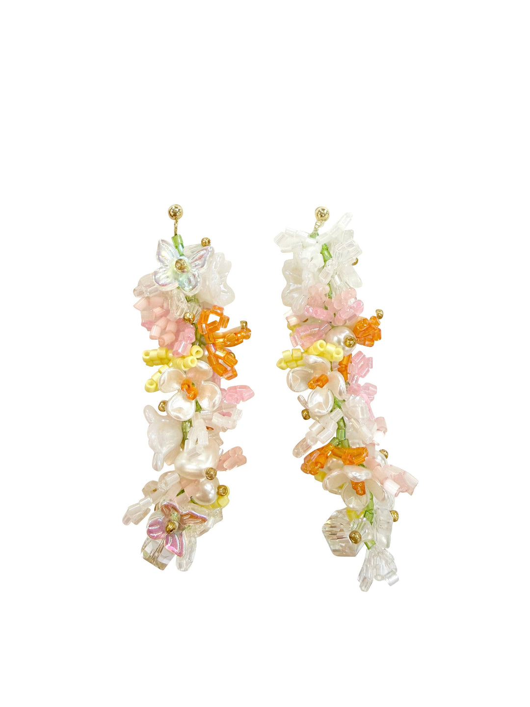 Summer Yellow Statement Earrings