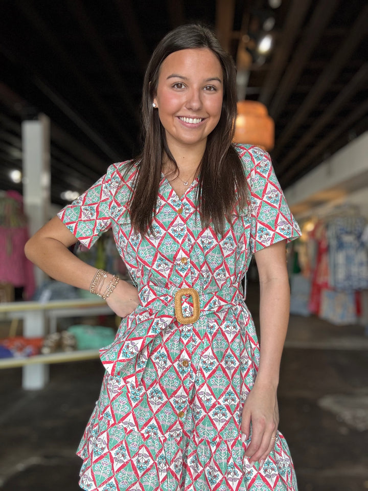 Paris Floral Dress