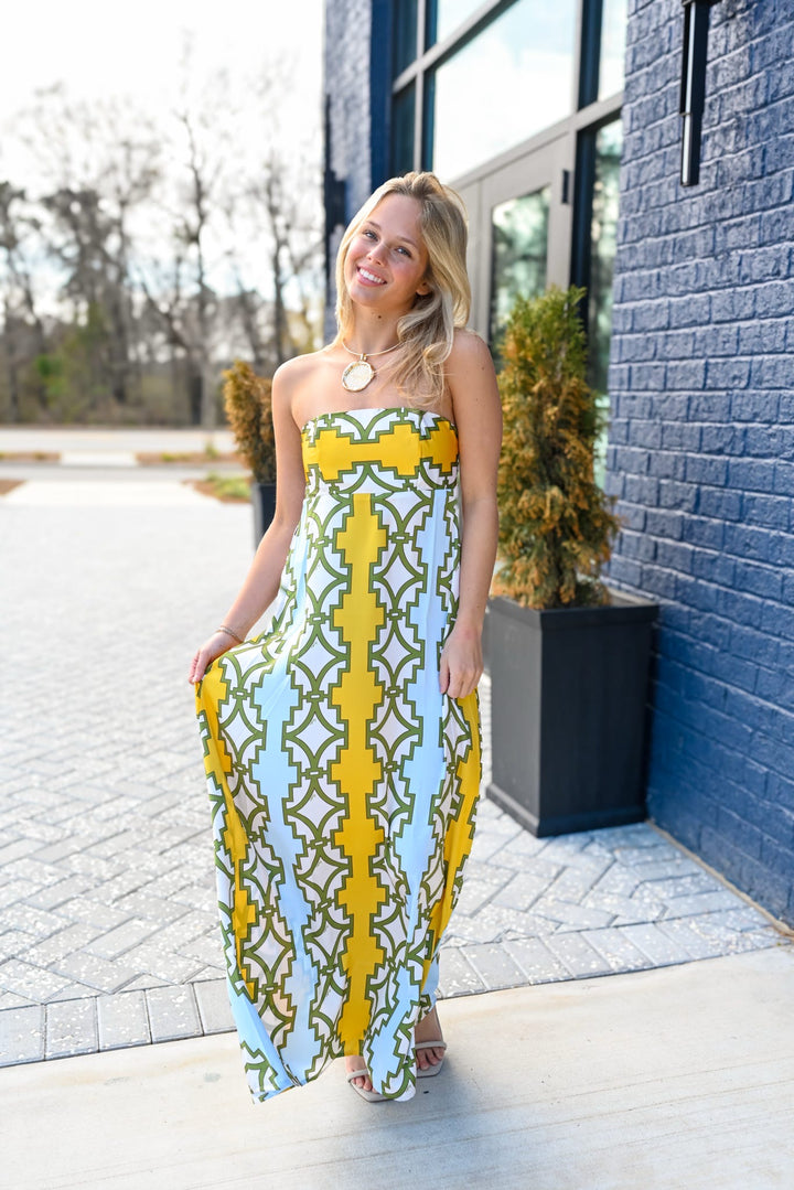 Roma Strapless Dress