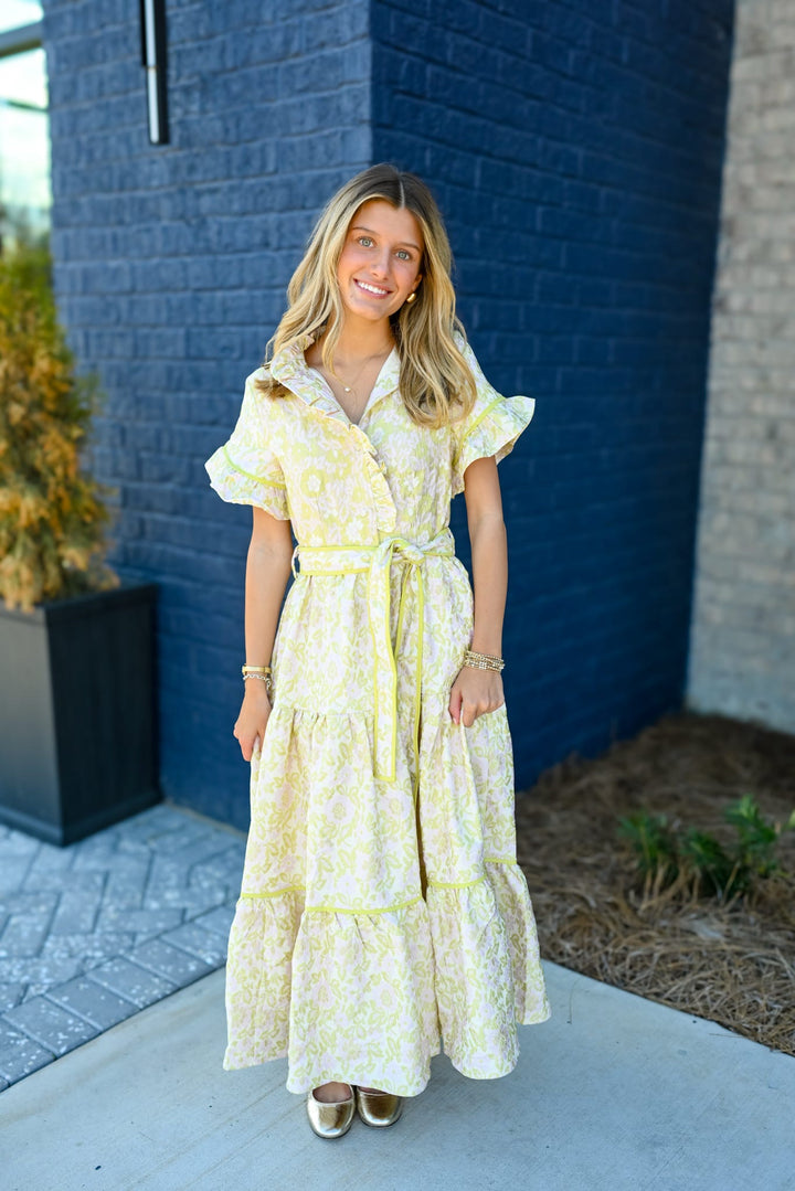 Lena Dress in Soft Garden