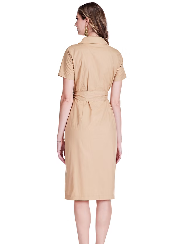 Poplin Midi Shirtdress