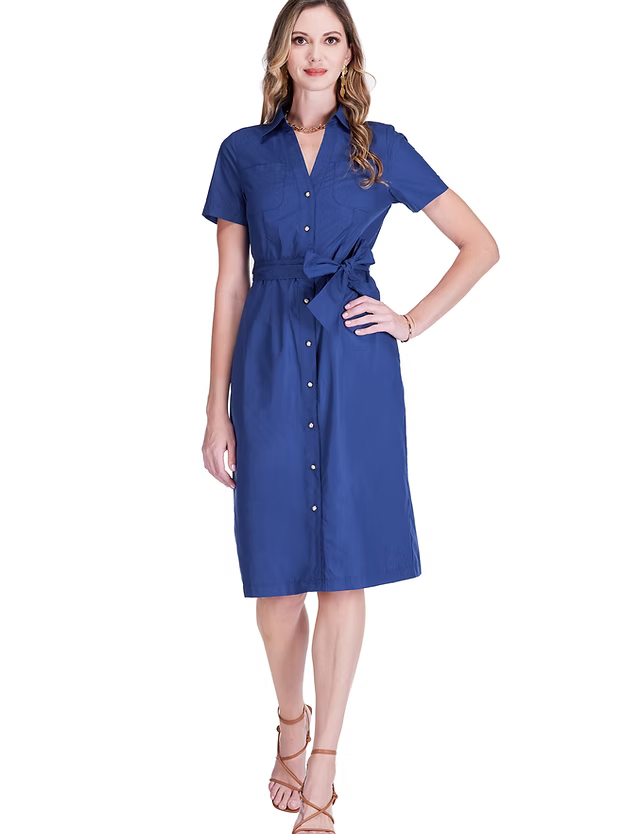 Poplin Midi Shirtdress