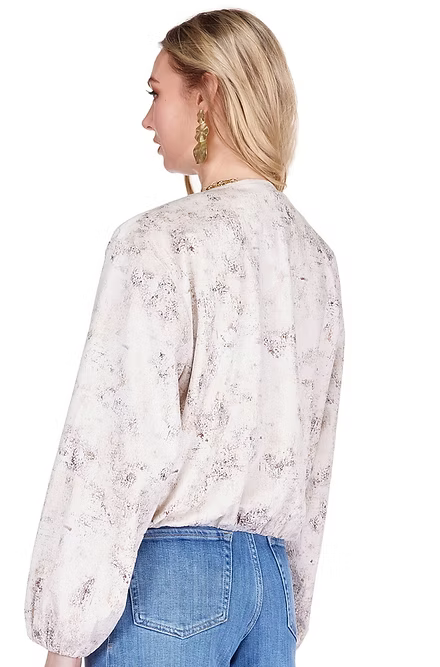 Ivory Zip Front Jacket