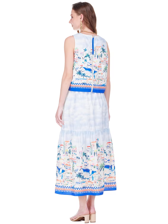 Seaside Village Sleeveless Top