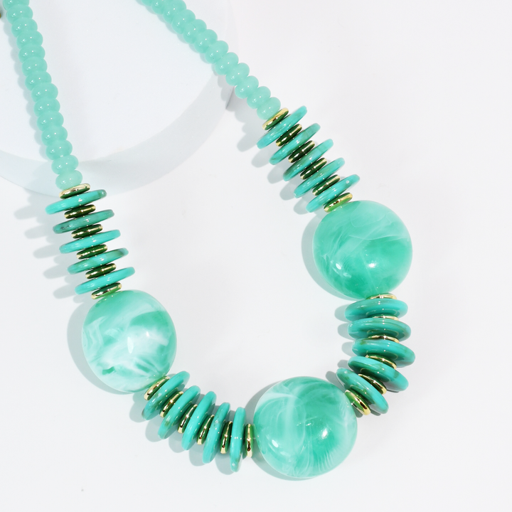 Round Turquoise Necklace