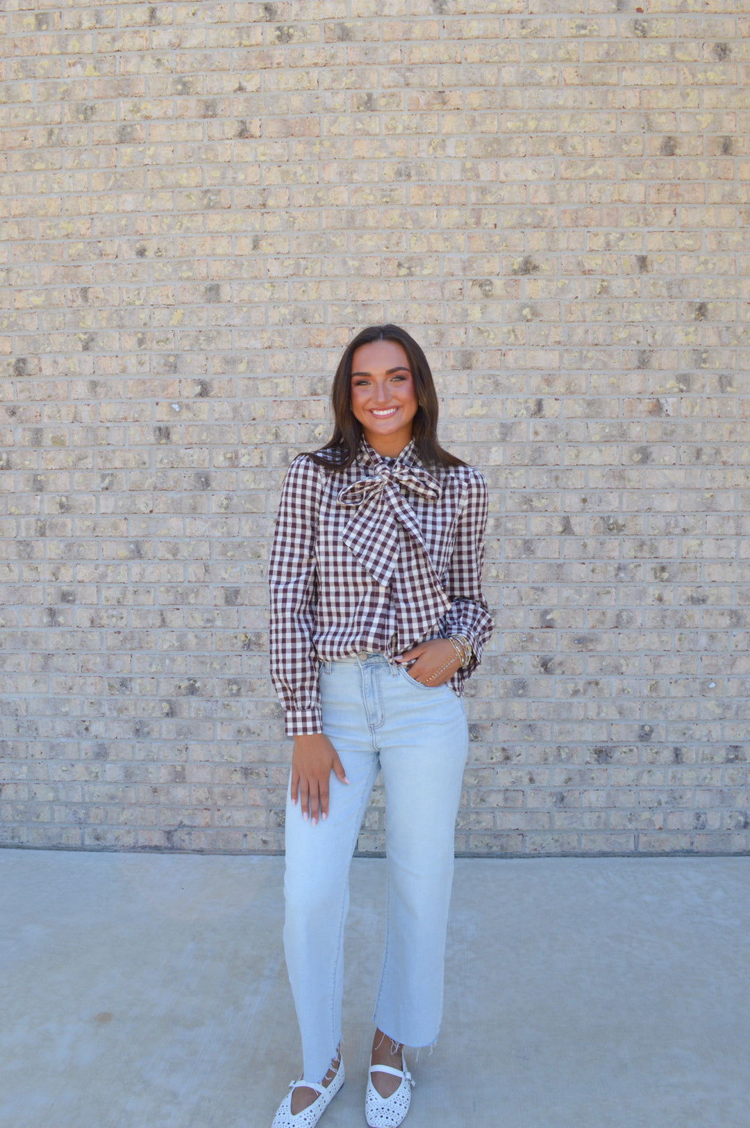 The Parker Check Blouse