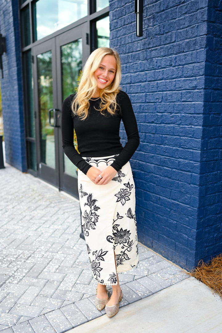 Long Sleeve Knit Top