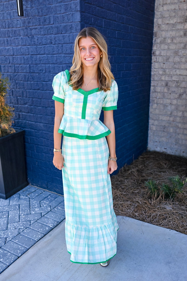 Buffalo Check Puff Sleeve Addie Top