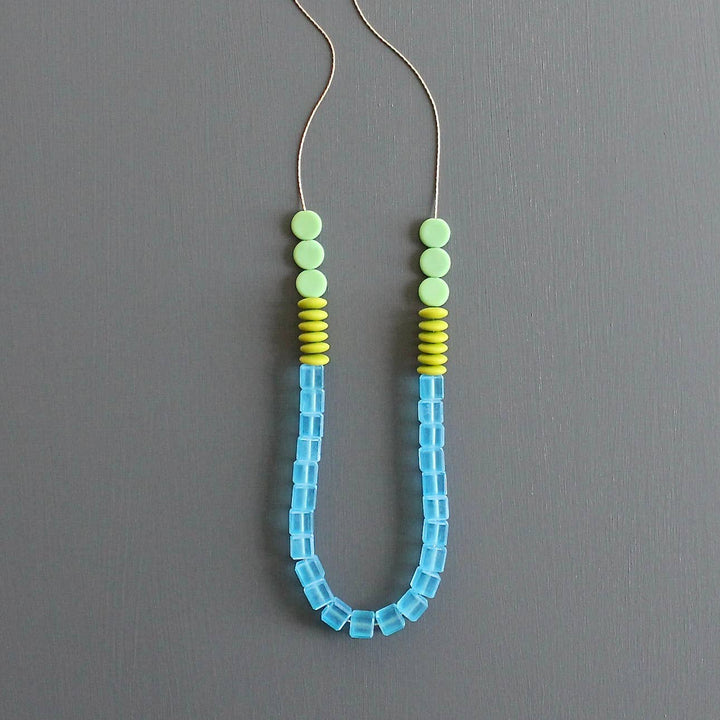 Glass Geometric Necklace