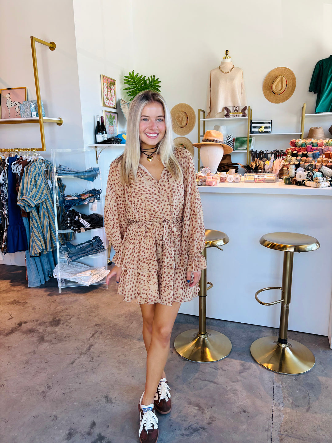 Cheetah Print Santino Mini Dress