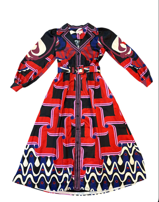 Swirl Shirt Dress