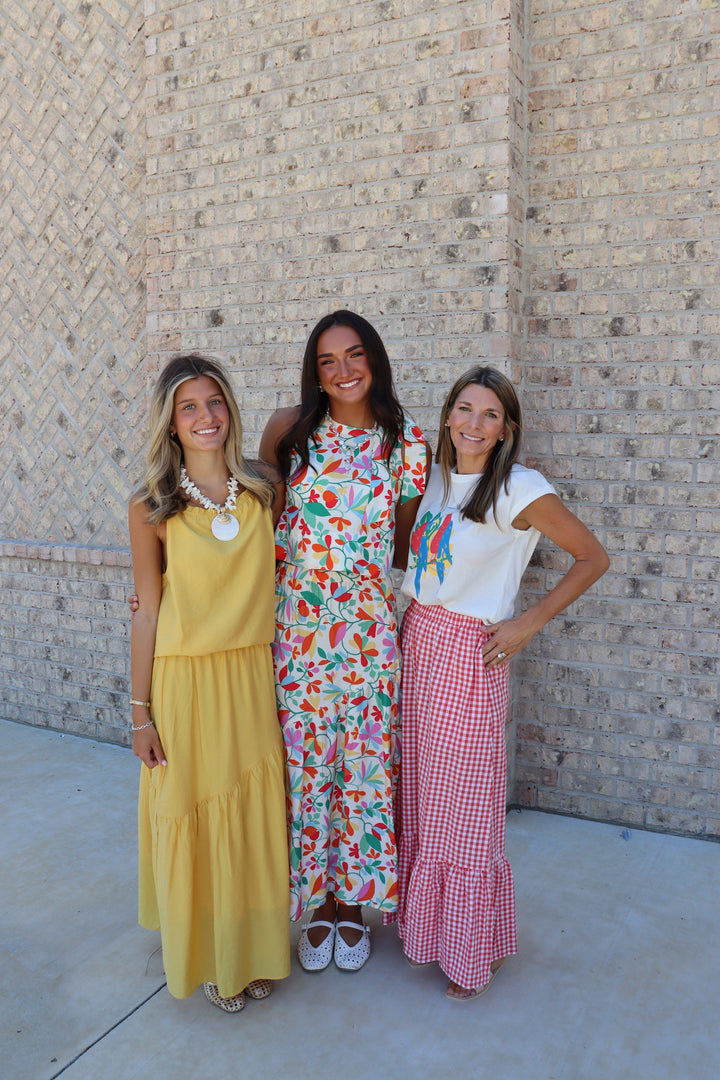 Lotto Print Maxi Skirt