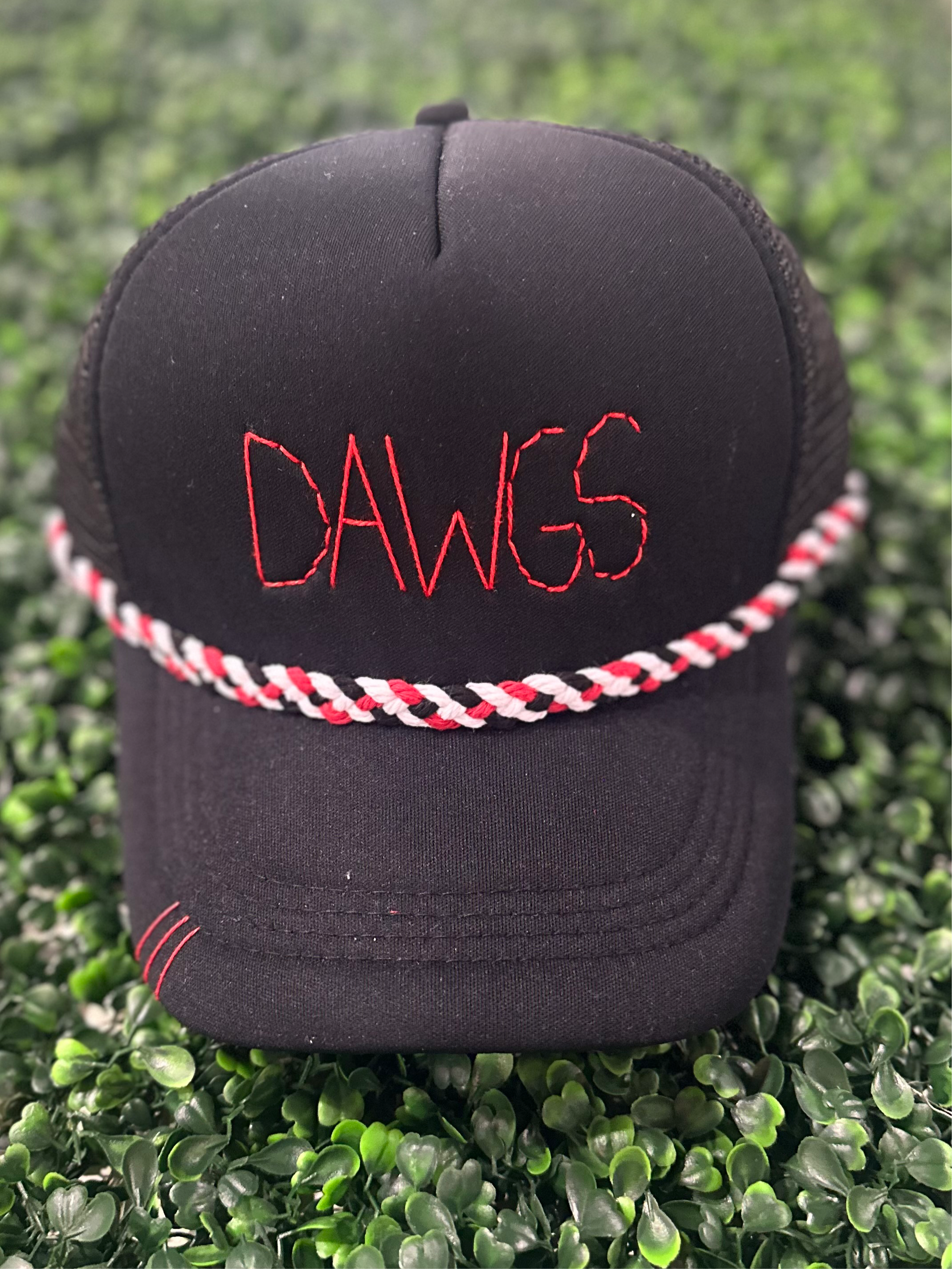 DAWGS Trucker Hat in Black