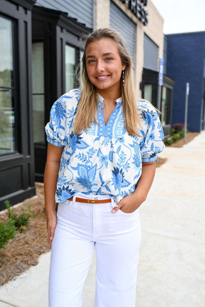 Dutch Meadow Short Sleeve Top