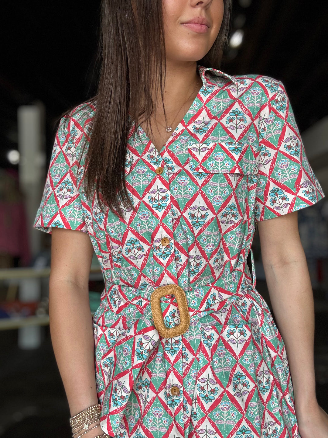 Paris Floral Dress