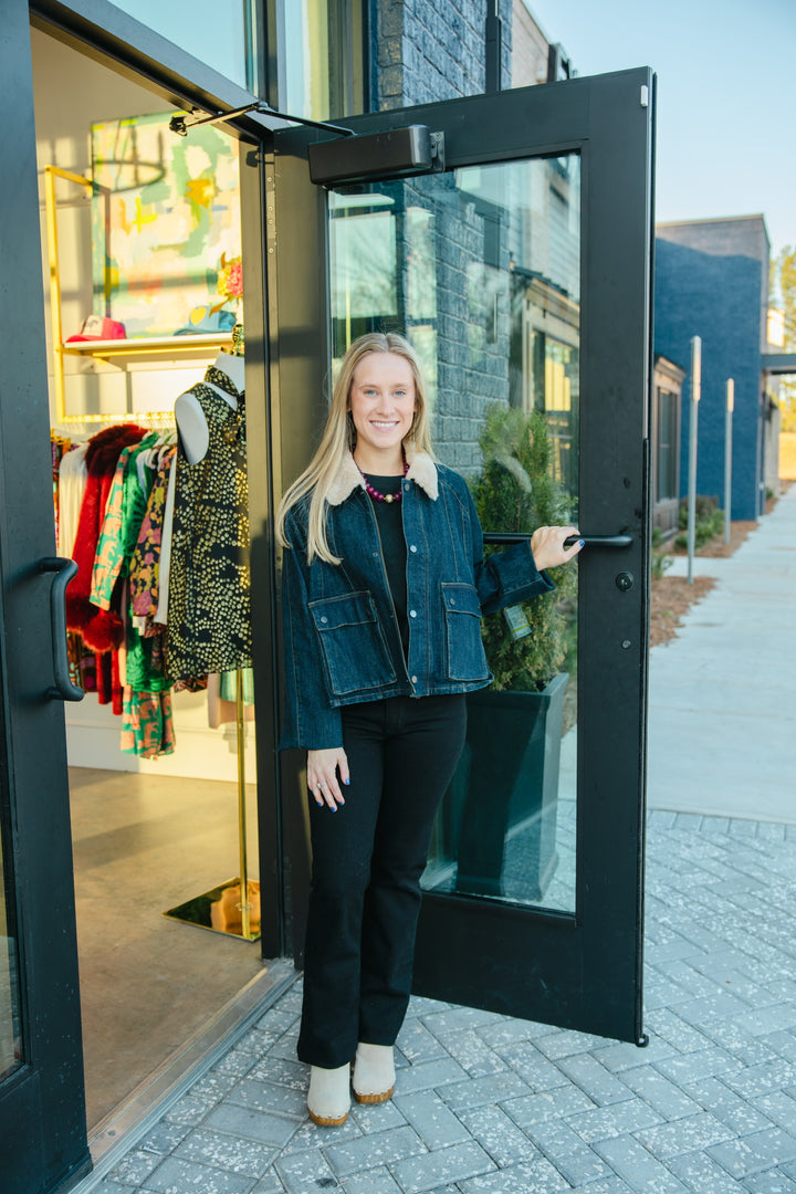 Habitual Cropped Barn Jacket
