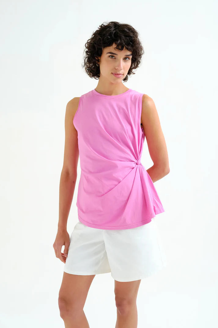 Sleeveless Knot T-Shirt