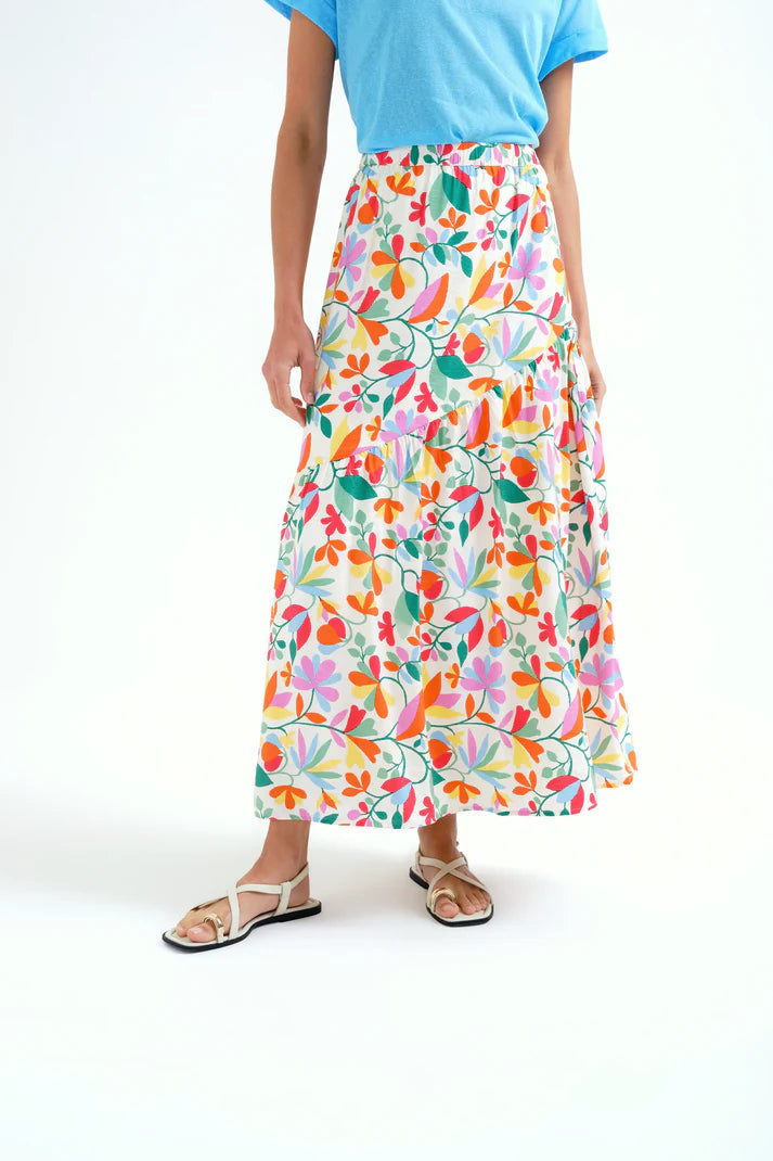 Lotto Print Maxi Skirt