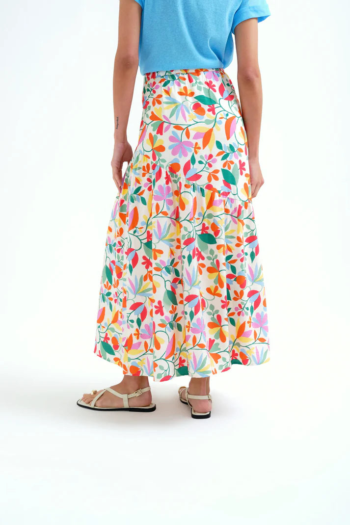 Lotto Print Maxi Skirt
