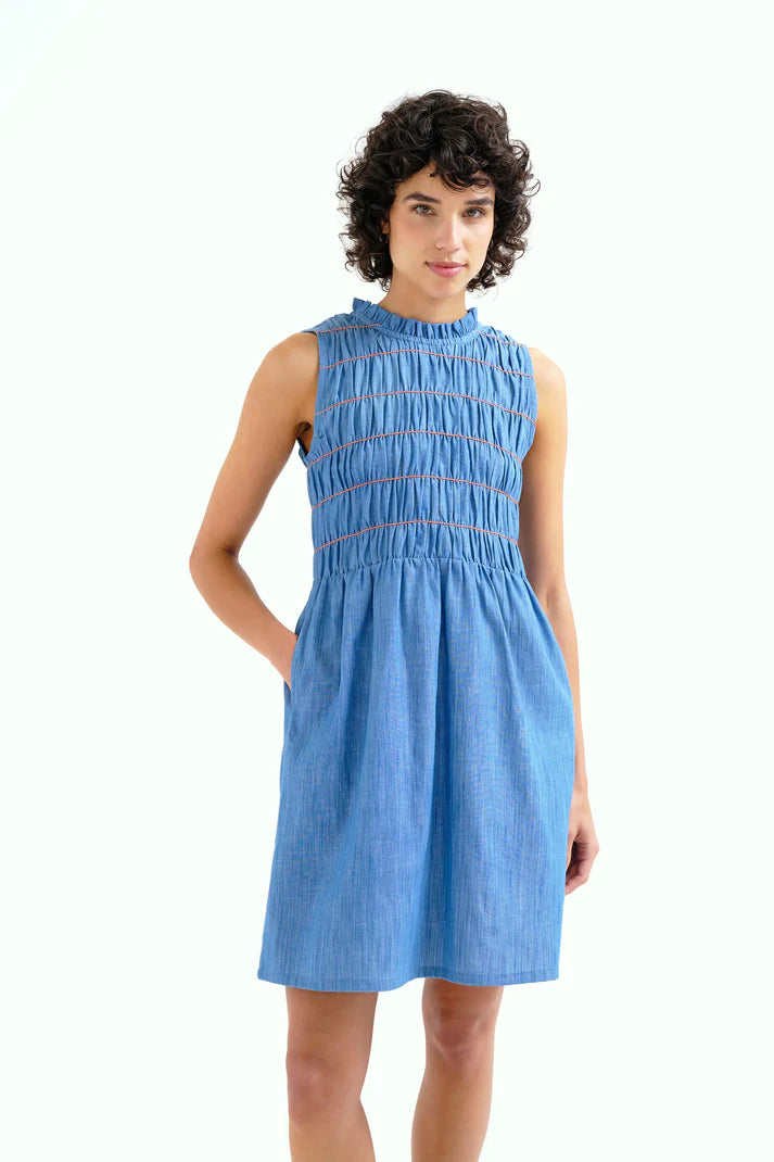 Chambray Mini Dress