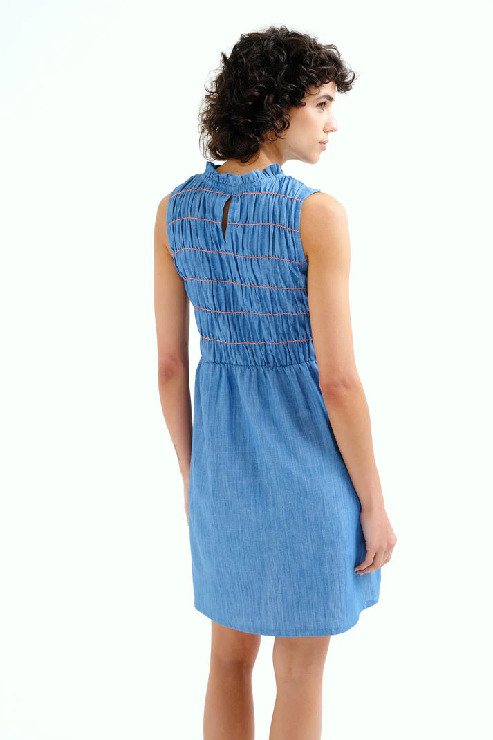Chambray Mini Dress