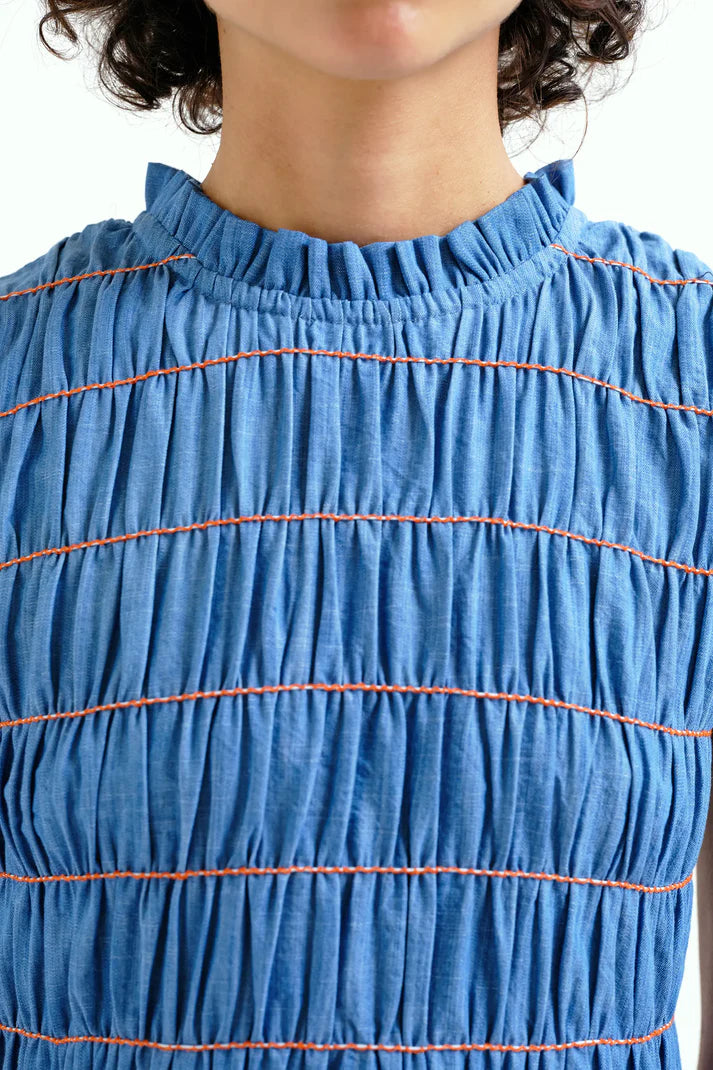 Chambray Mini Dress