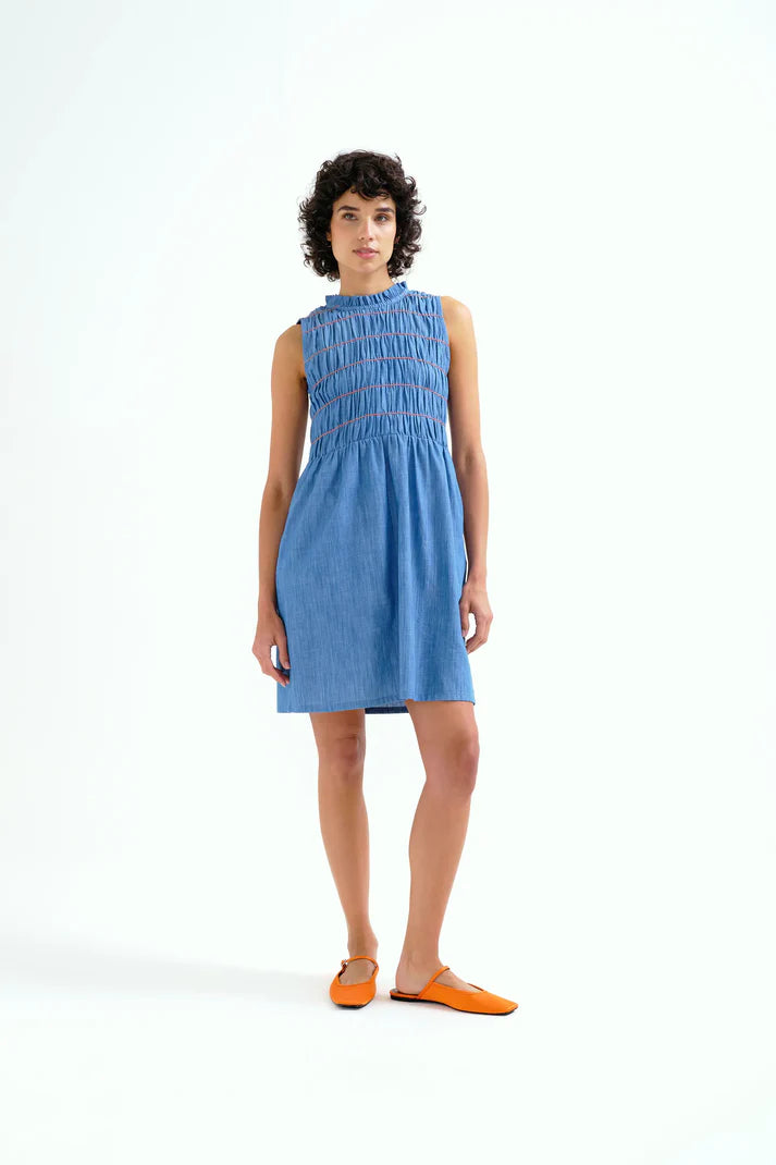 Chambray Mini Dress