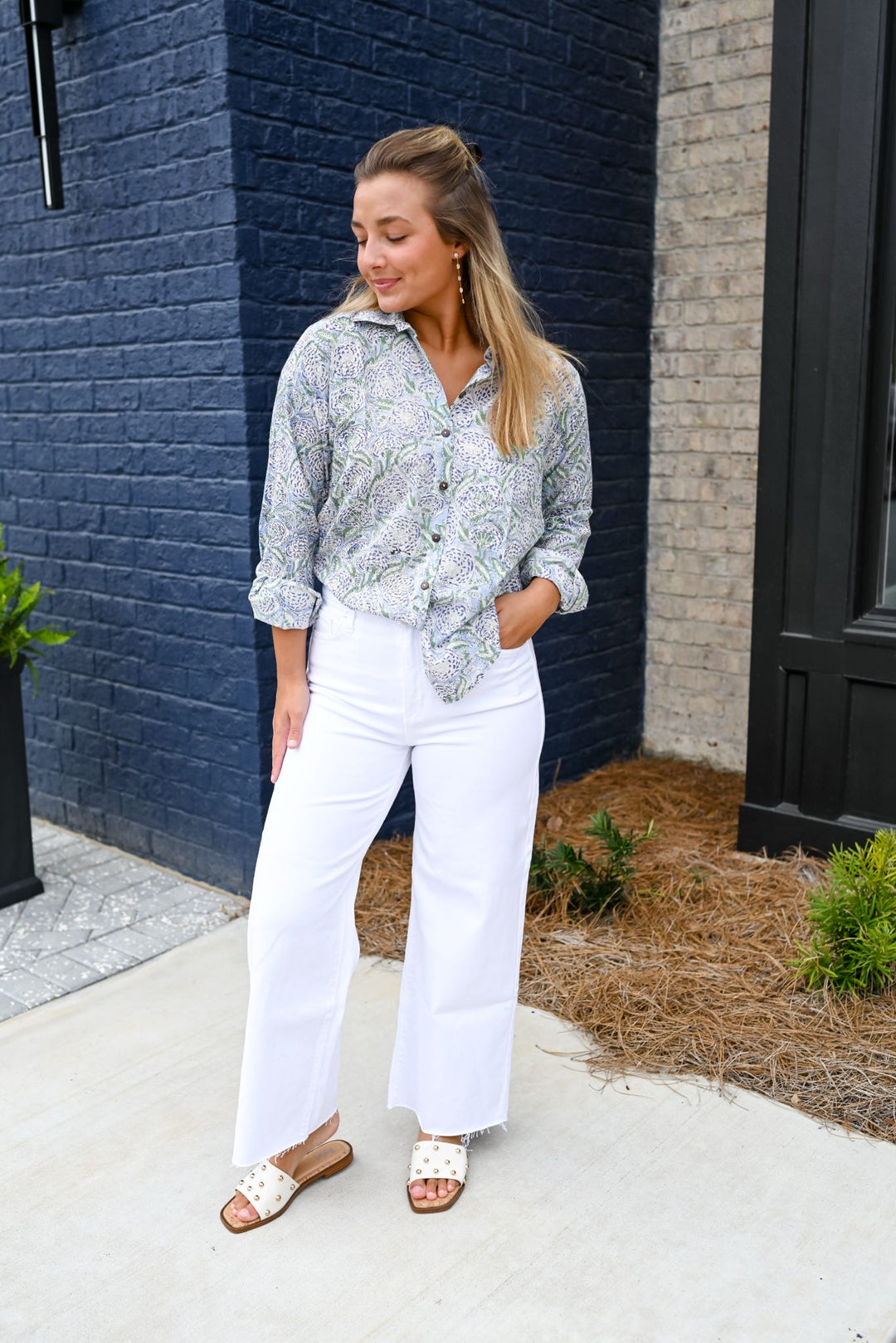 Ava Long Sleeve Button Down