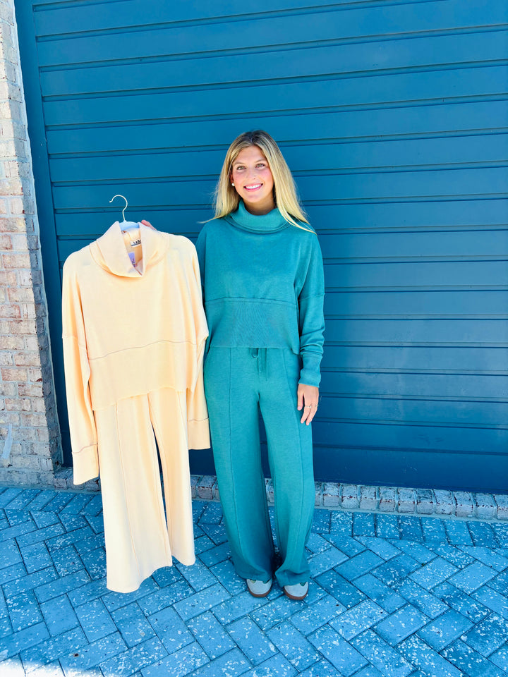 Terry Turtleneck Lounge Set