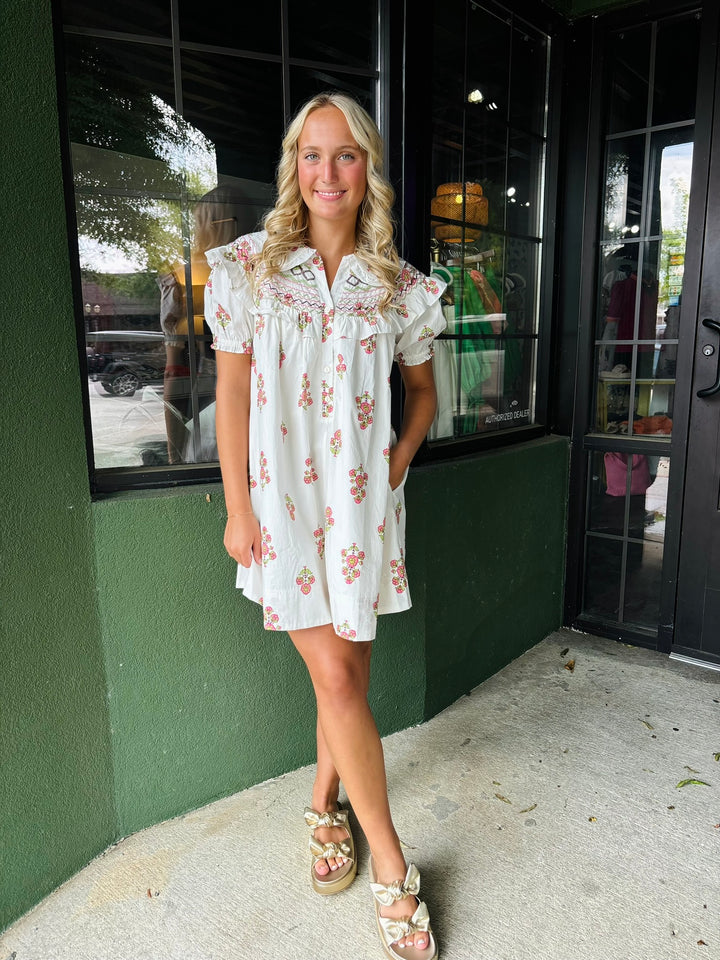 Digital Floral Dress