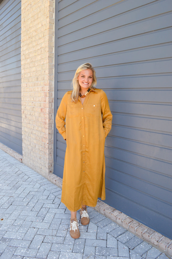 Harvest Gold Harper Dress